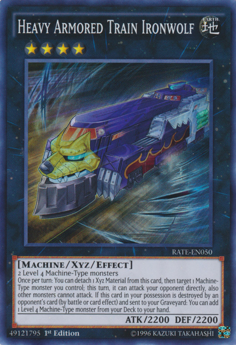Heavy Armored Train Ironwolf [RATE-EN050] Super Rare | Jomio and Rueliete's Cards and Comics