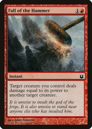 Fall of the Hammer [Born of the Gods] | Jomio and Rueliete's Cards and Comics