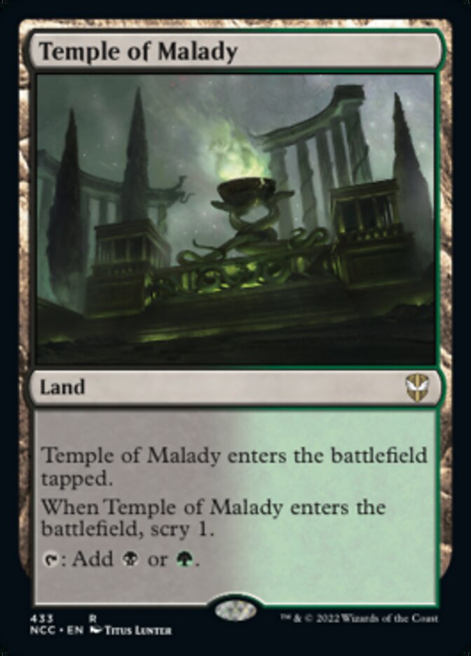Temple of Malady [Streets of New Capenna Commander] | Jomio and Rueliete's Cards and Comics