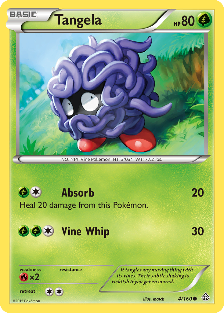 Tangela (4/160) [XY: Primal Clash] | Jomio and Rueliete's Cards and Comics