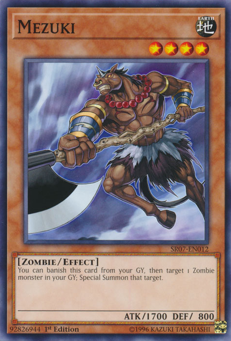 Mezuki [SR07-EN012] Common | Jomio and Rueliete's Cards and Comics