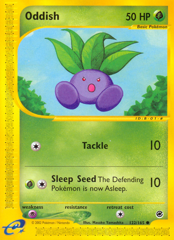Oddish (122/165) [Expedition: Base Set] | Jomio and Rueliete's Cards and Comics