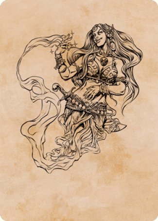 Djinni Windseer (Showcase) Art Card [Dungeons & Dragons: Adventures in the Forgotten Realms Art Series] | Jomio and Rueliete's Cards and Comics