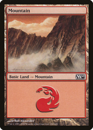 Mountain (242) [Magic 2010] | Jomio and Rueliete's Cards and Comics