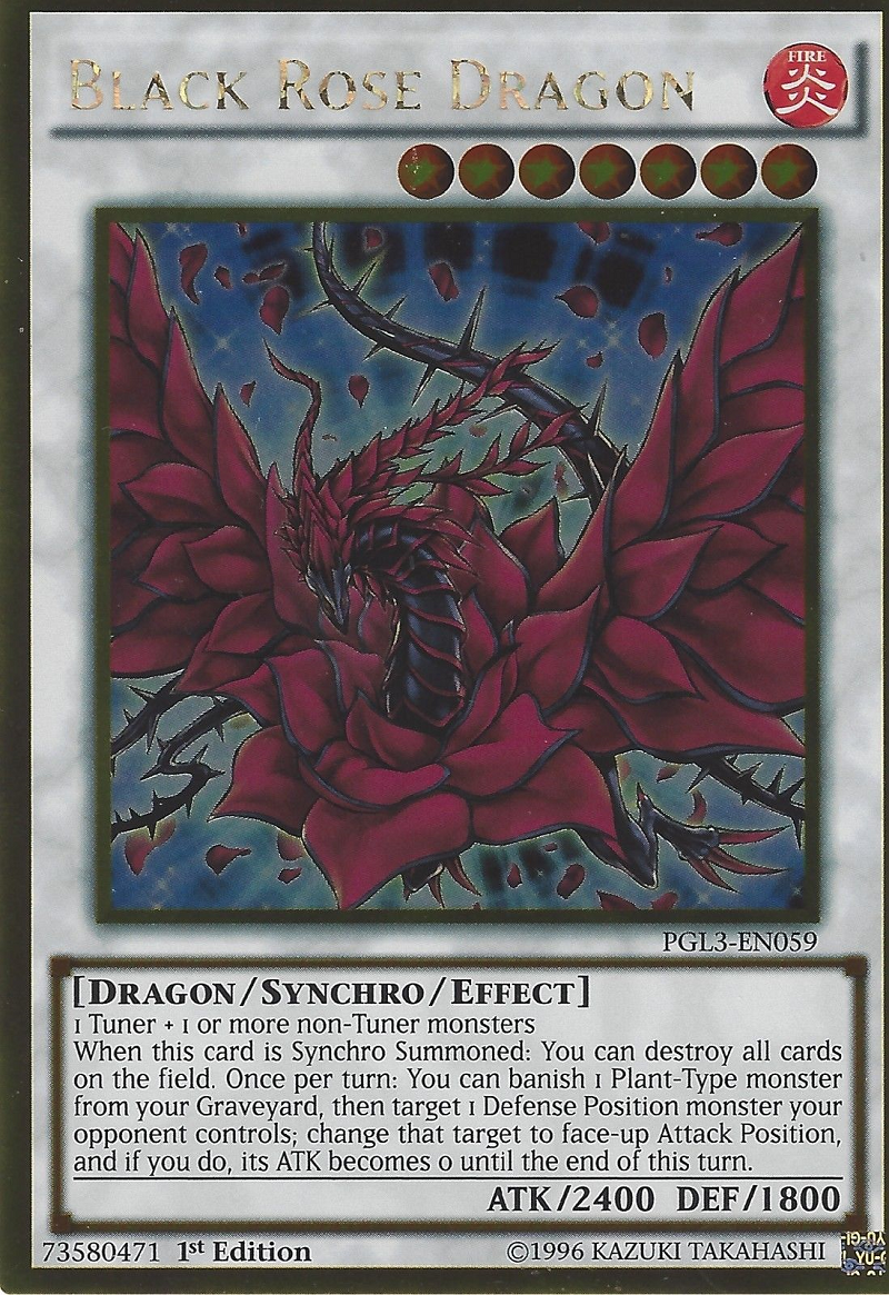 Black Rose Dragon [PGL3-EN059] Gold Rare | Jomio and Rueliete's Cards and Comics