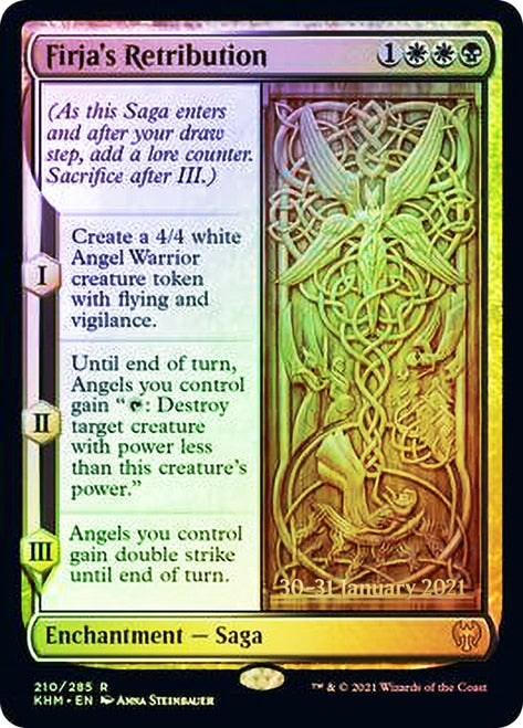 Firja's Retribution [Kaldheim Prerelease Promos] | Jomio and Rueliete's Cards and Comics