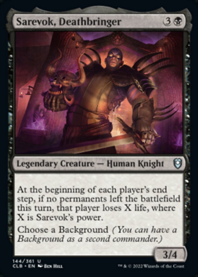 Sarevok, Deathbringer [Commander Legends: Battle for Baldur's Gate] | Jomio and Rueliete's Cards and Comics