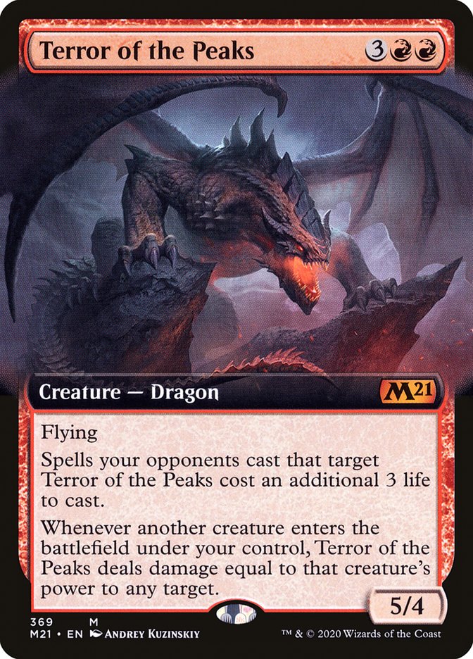 Terror of the Peaks (Extended Art) [Core Set 2021] | Jomio and Rueliete's Cards and Comics