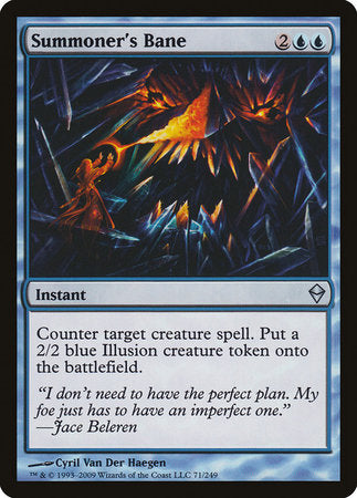 Summoner's Bane [Zendikar] | Jomio and Rueliete's Cards and Comics
