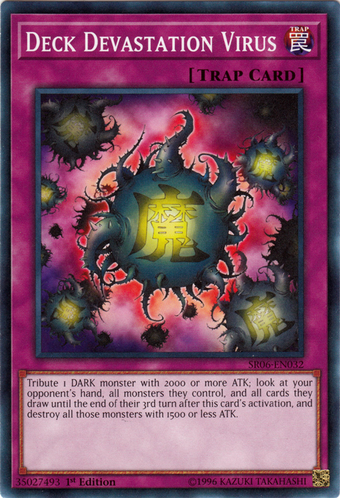 Deck Devastation Virus [SR06-EN032] Common | Jomio and Rueliete's Cards and Comics