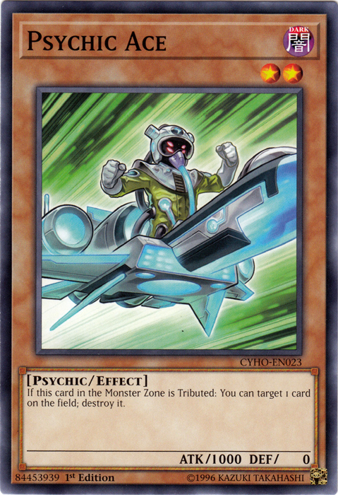 Psychic Ace [CYHO-EN023] Common | Jomio and Rueliete's Cards and Comics