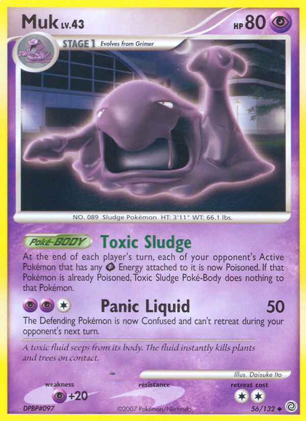 Muk (56/132) [Diamond & Pearl: Secret Wonders] | Jomio and Rueliete's Cards and Comics