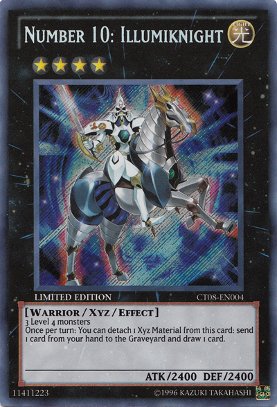Number 10: Illumiknight [CT08-EN004] Secret Rare | Jomio and Rueliete's Cards and Comics