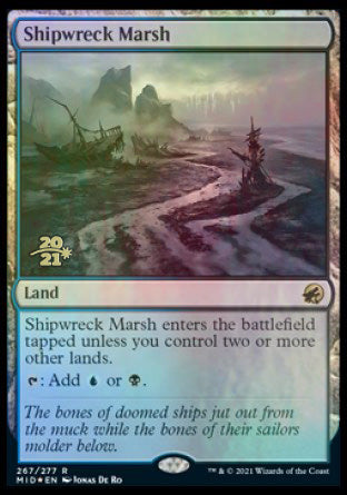 Shipwreck Marsh [Innistrad: Midnight Hunt Prerelease Promos] | Jomio and Rueliete's Cards and Comics
