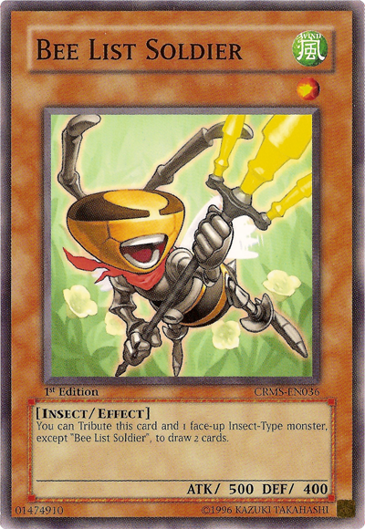Bee List Soldier [CRMS-EN036] Common | Jomio and Rueliete's Cards and Comics