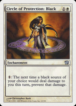 Circle of Protection: Black [Ninth Edition] | Jomio and Rueliete's Cards and Comics