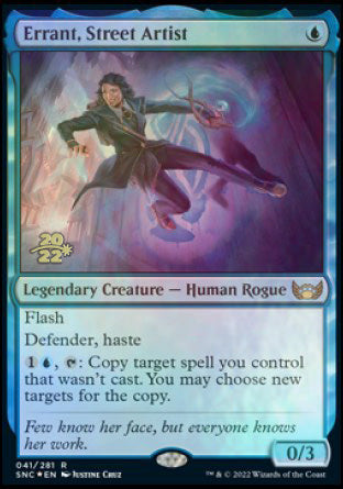 Errant, Street Artist [Streets of New Capenna Prerelease Promos] | Jomio and Rueliete's Cards and Comics