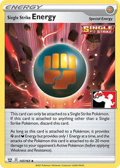 Single Strike Energy (141/163) [Prize Pack Series Two] | Jomio and Rueliete's Cards and Comics