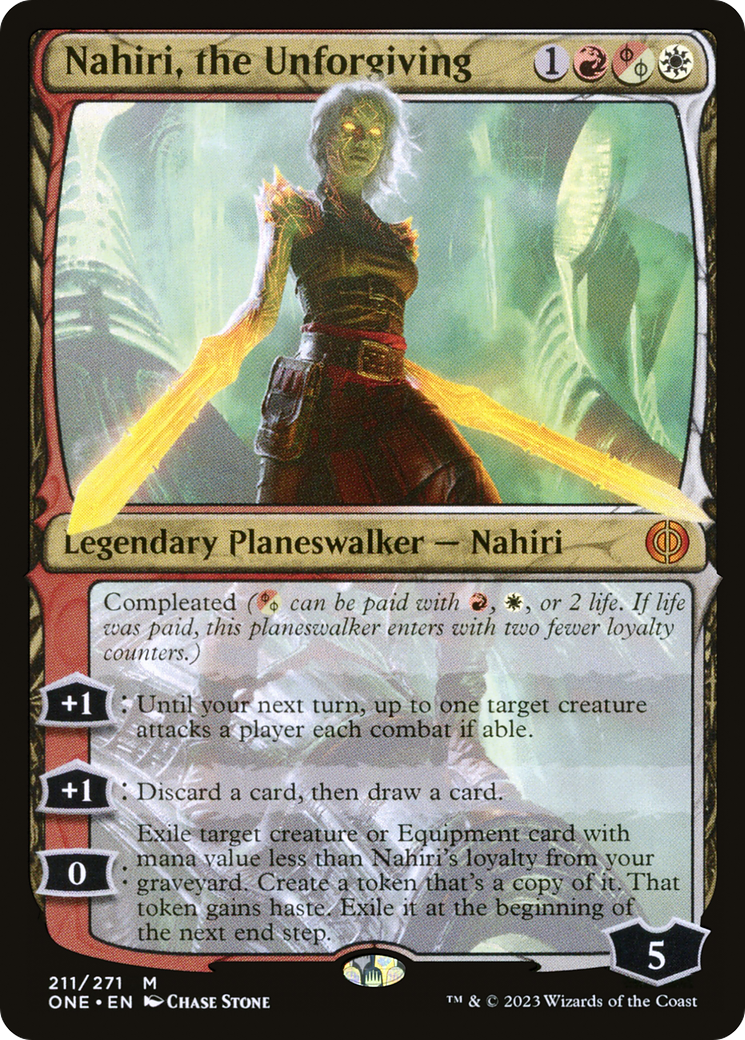 Nahiri, the Unforgiving [Phyrexia: All Will Be One] | Jomio and Rueliete's Cards and Comics