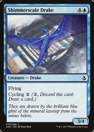 Shimmerscale Drake [Amonkhet] | Jomio and Rueliete's Cards and Comics