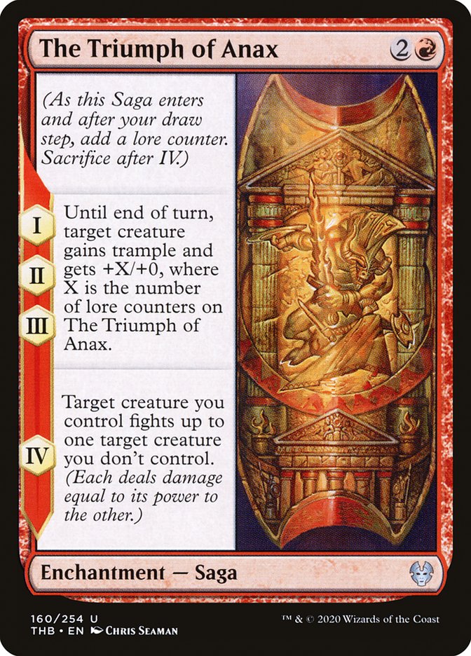 The Triumph of Anax [Theros Beyond Death] | Jomio and Rueliete's Cards and Comics
