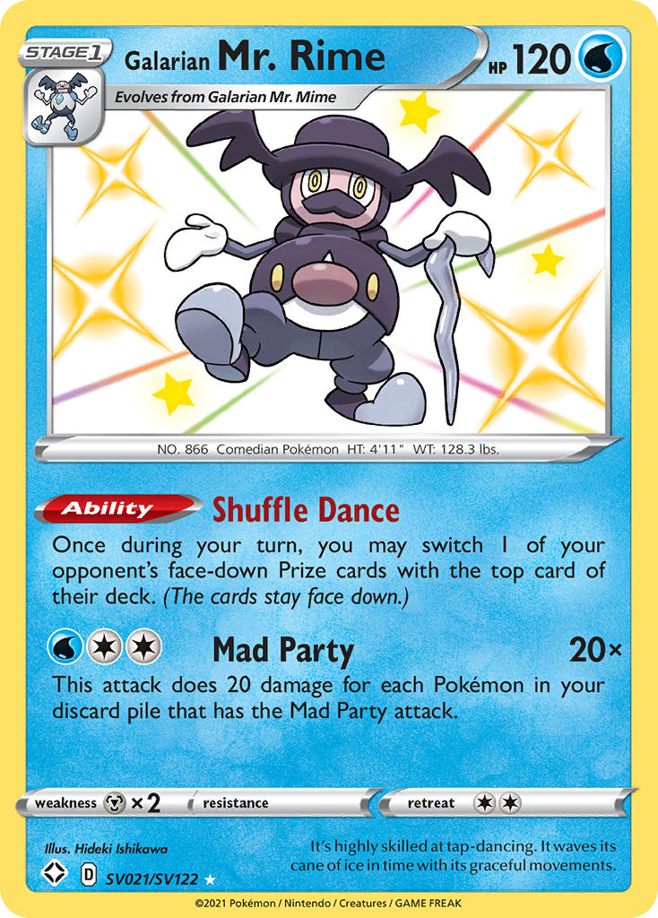 Galarian Mr. Rime (SV021/SV122) [Sword & Shield: Shining Fates] | Jomio and Rueliete's Cards and Comics