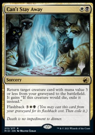 Can't Stay Away (Promo Pack) [Innistrad: Midnight Hunt Promos] | Jomio and Rueliete's Cards and Comics