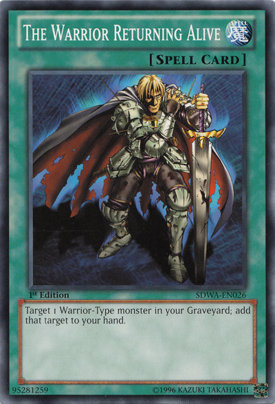 The Warrior Returning Alive [SDWA-EN026] Common | Jomio and Rueliete's Cards and Comics