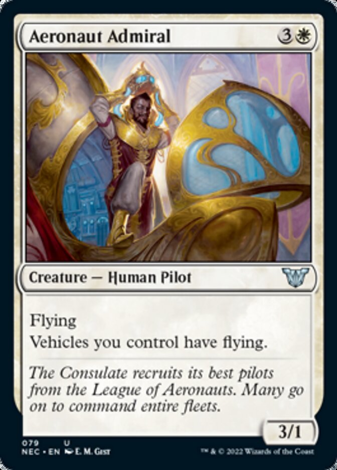 Aeronaut Admiral [Kamigawa: Neon Dynasty Commander] | Jomio and Rueliete's Cards and Comics