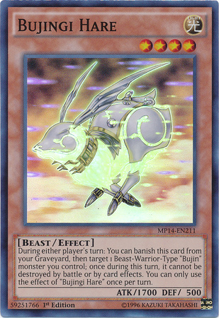 Bujingi Hare [MP14-EN211] Super Rare | Jomio and Rueliete's Cards and Comics