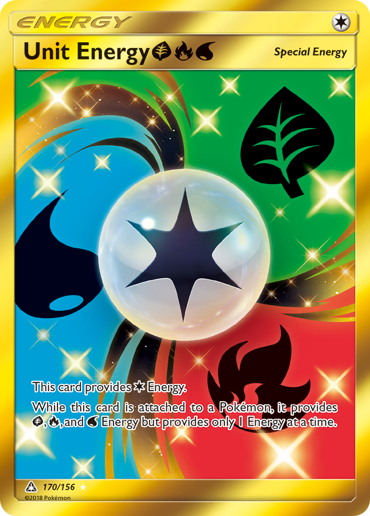 Unit Energy (170/156) (Grass, Fire, Water) [Sun & Moon: Ultra Prism] | Jomio and Rueliete's Cards and Comics