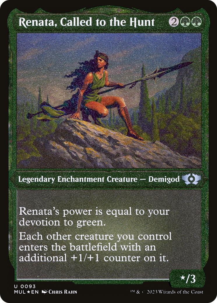 Renata, Called to the Hunt (Foil Etched) [Multiverse Legends] | Jomio and Rueliete's Cards and Comics