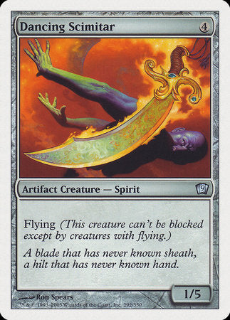 Dancing Scimitar [Ninth Edition] | Jomio and Rueliete's Cards and Comics