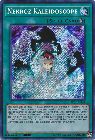 Nekroz Kaleidoscope [THSF-EN021] Secret Rare | Jomio and Rueliete's Cards and Comics