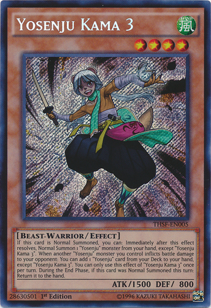 Yosenju Kama 3 [THSF-EN005] Secret Rare | Jomio and Rueliete's Cards and Comics