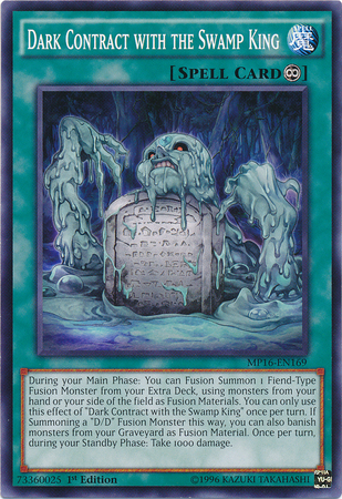 Dark Contract with the Swamp King [MP16-EN169] Common | Jomio and Rueliete's Cards and Comics