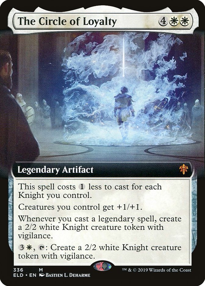The Circle of Loyalty (Extended Art) [Throne of Eldraine] | Jomio and Rueliete's Cards and Comics