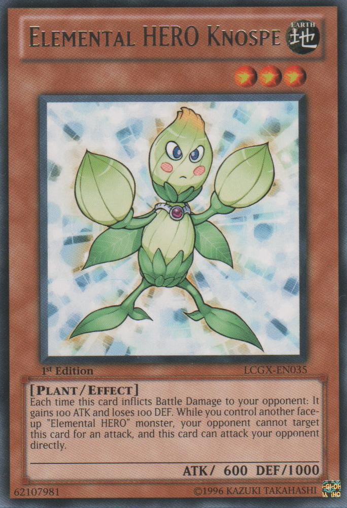 Elemental HERO Knospe [LCGX-EN035] Rare | Jomio and Rueliete's Cards and Comics