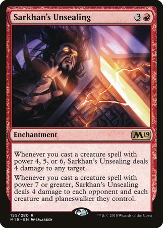 Sarkhan's Unsealing [Core Set 2019] | Jomio and Rueliete's Cards and Comics