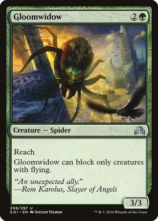 Gloomwidow [Shadows over Innistrad] | Jomio and Rueliete's Cards and Comics