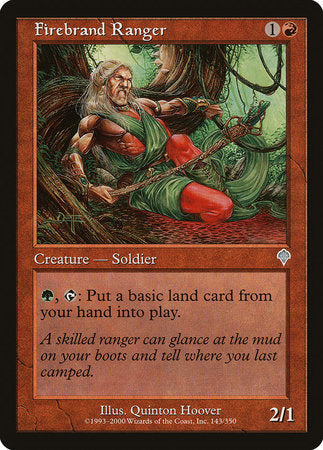 Firebrand Ranger [Invasion] | Jomio and Rueliete's Cards and Comics