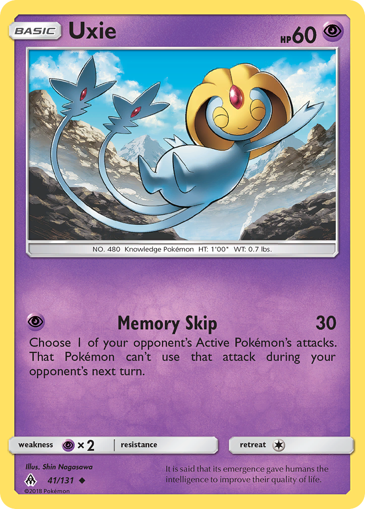 Uxie (41/131) [Sun & Moon: Forbidden Light] | Jomio and Rueliete's Cards and Comics