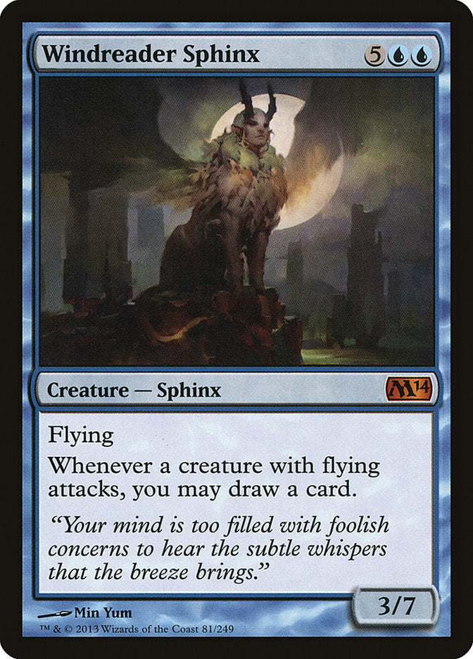 Windreader Sphinx [Magic 2014] | Jomio and Rueliete's Cards and Comics