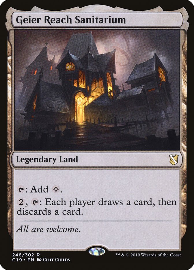 Geier Reach Sanitarium [Commander 2019] | Jomio and Rueliete's Cards and Comics