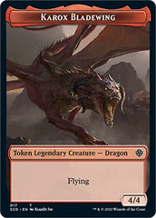 Karox Bladewing // Karox Bladewing Double-Sided Token [Starter Commander Decks] | Jomio and Rueliete's Cards and Comics