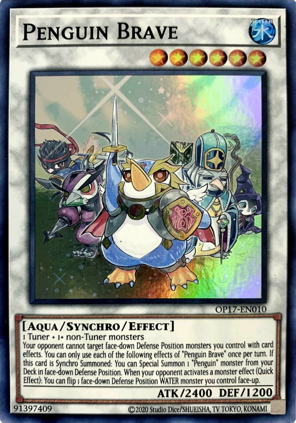Penguin Brave [OP17-EN010] Super Rare | Jomio and Rueliete's Cards and Comics