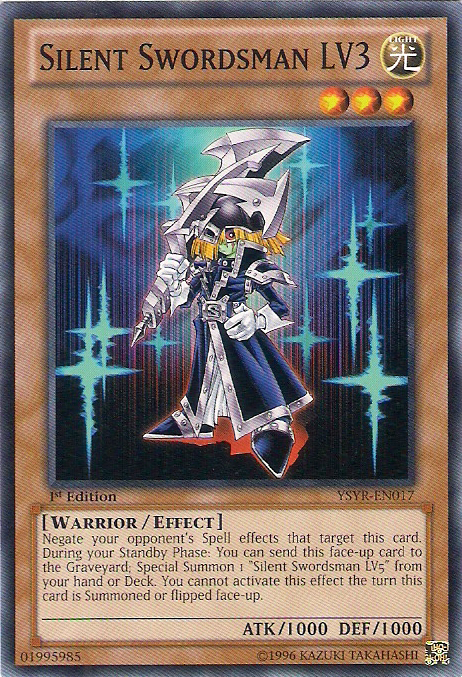 Silent Swordsman LV3 [YSYR-EN017] Common | Jomio and Rueliete's Cards and Comics