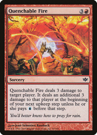 Quenchable Fire [Conflux] | Jomio and Rueliete's Cards and Comics