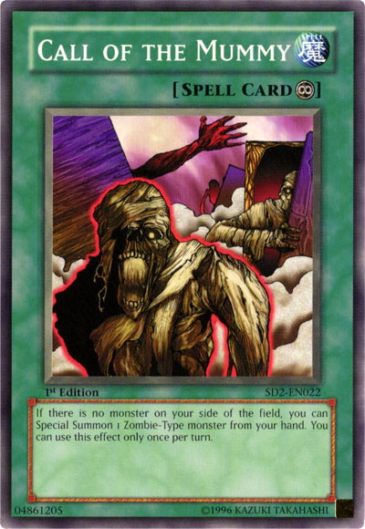 Call of the Mummy [SD2-EN022] Common | Jomio and Rueliete's Cards and Comics