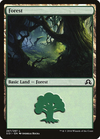 Forest (297) [Shadows over Innistrad] | Jomio and Rueliete's Cards and Comics